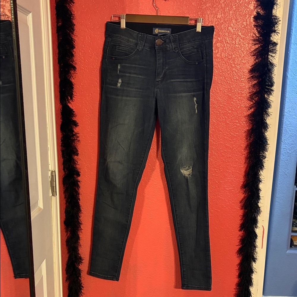 Democracy Dark Wash Skinny Jeans